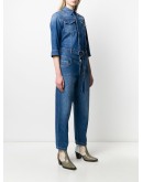 stonewashed denim jumpsuit