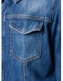 stonewashed denim jumpsuit