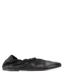 crumpled ballerina shoes