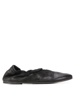 crumpled ballerina shoes