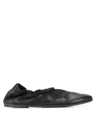 crumpled ballerina shoes