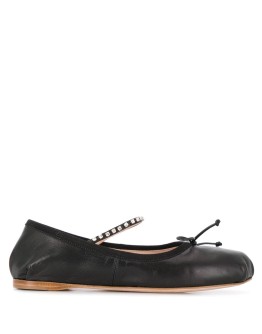 bow detail ballerina shoes