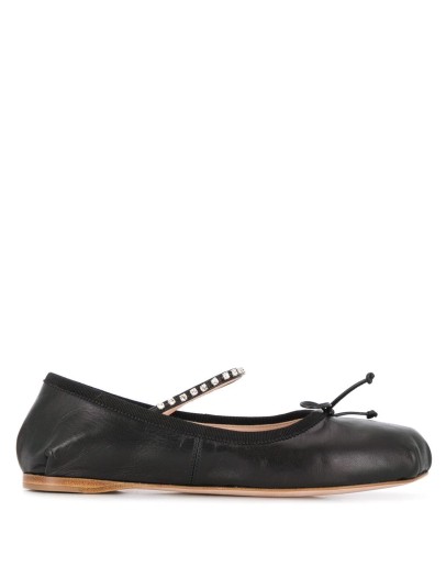 bow detail ballerina shoes