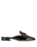 logo plaque 25mm patent slippers