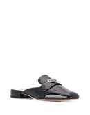 logo plaque 25mm patent slippers