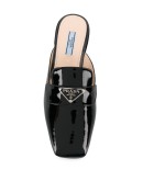 logo plaque 25mm patent slippers