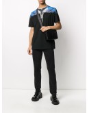 feather-print boxy T-shirt