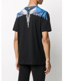 feather-print boxy T-shirt