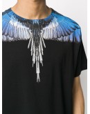 feather-print boxy T-shirt