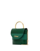 Aby Lock crocodile-effect tote