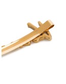 crystal logo hair pin