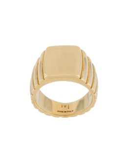 Signore rectangular signet ring