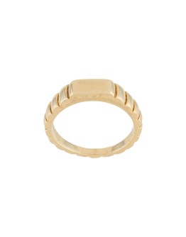 Signore rectangular signet ring