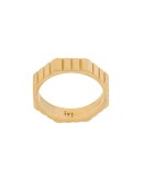 skinny octagon ring