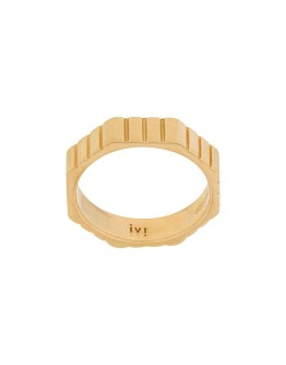 skinny octagon ring