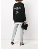 logo-back cardi coat 