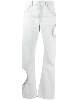 Swiss Cheese boyfriend jeans