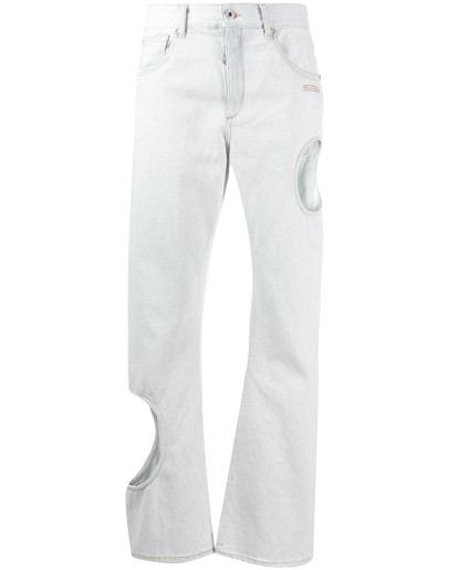 Swiss Cheese boyfriend jeans