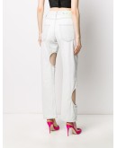 Swiss Cheese boyfriend jeans