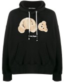 teddy bear patch hoodie
