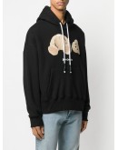 teddy bear patch hoodie