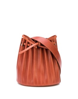 mini pleated bucket bag