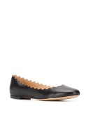 Lauren scalloped ballerinas