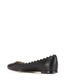 Lauren scalloped ballerinas