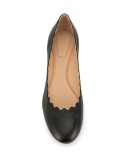 Lauren scalloped ballerina shoes