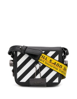 Diag Binder Clip shoulder bag