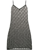GG pattern lingerie dress