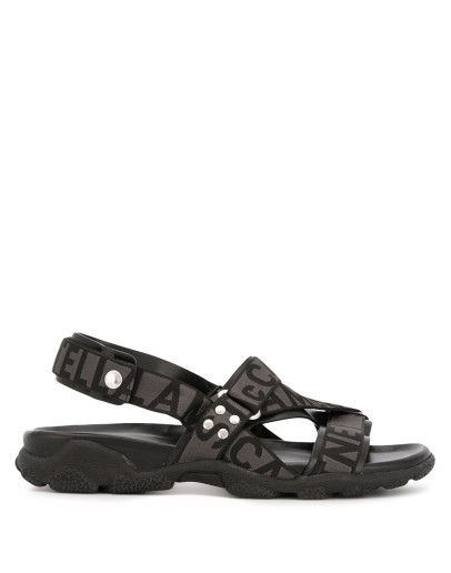 logo strap sandals