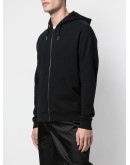signature logo zip-up hoodie