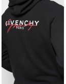 signature logo zip-up hoodie