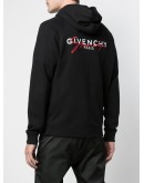 signature logo zip-up hoodie
