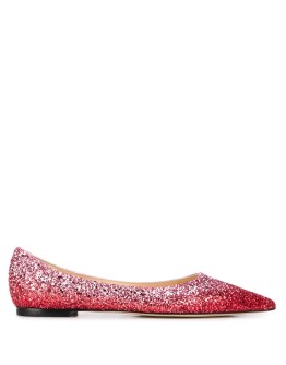 Love glitter ballerina shoes