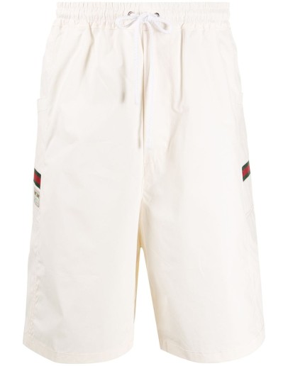 logo patch swim shorts
