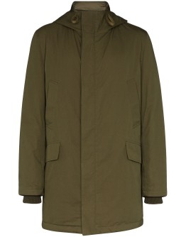 Bachette hooded down coat