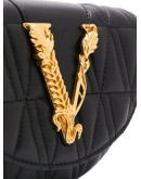logo plaque quilted belt bag