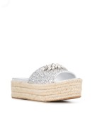 crystal-embellished platform espadrilles