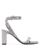 glitter logo 80mm sandals