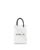 Shopping crocodile-effect tote bag