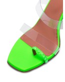 Sami 95 clear strap sandals