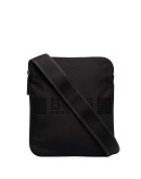 Pixel logo-print shoulder bag