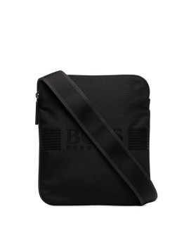Pixel logo-print shoulder bag
