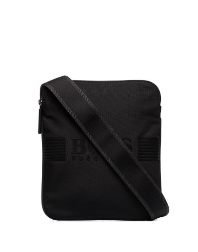 Pixel logo-print shoulder bag