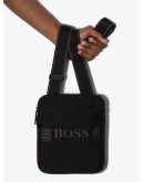 Pixel logo-print shoulder bag