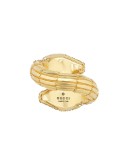 crystal embellished snake ring