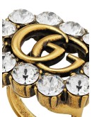 Crystal Double G ring