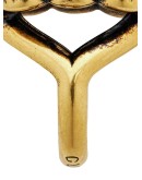 Crystal Double G ring